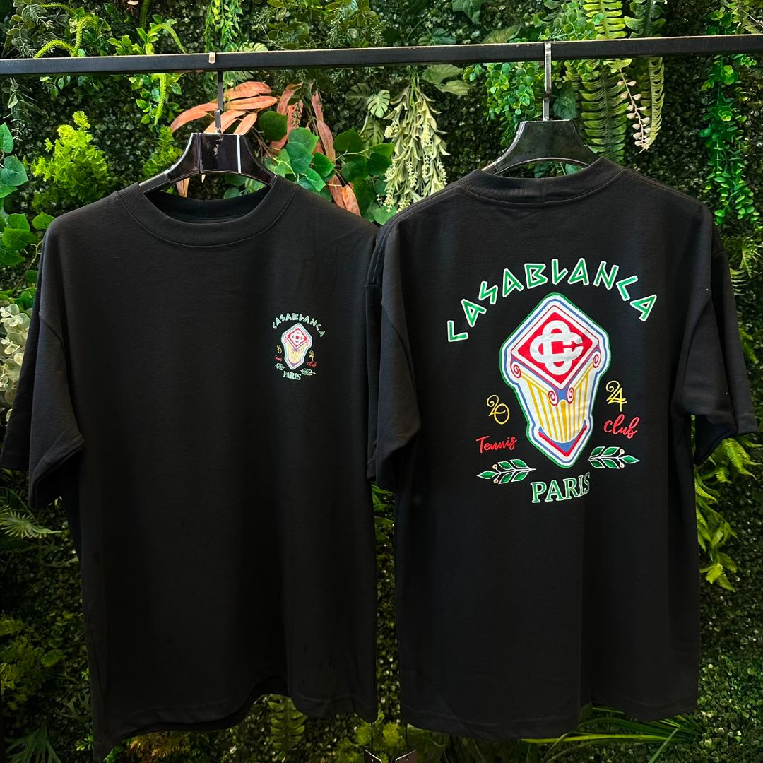CAMISETA OVERSIZED CASA BLANCA 804 PRETO
