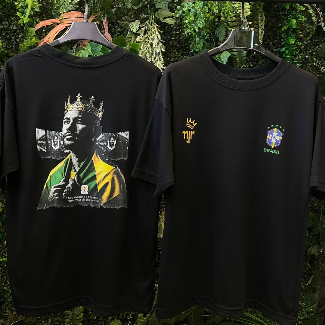 CAMISETA OVERSIZED NEYMAR 819 PRETA