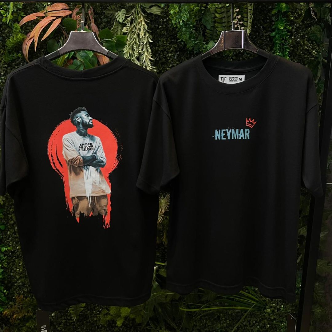 CAMISETA OVERSIZED NEYMAR 836 PRETA