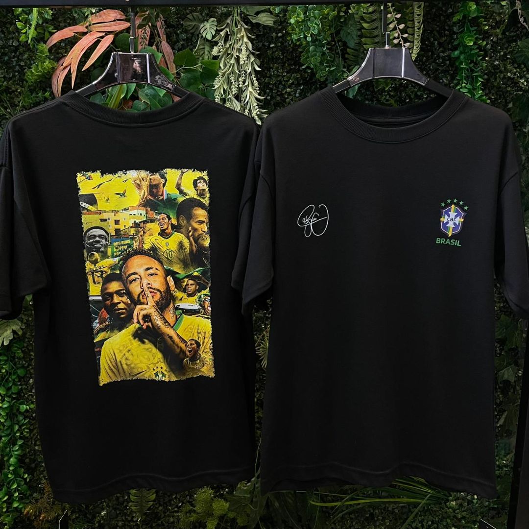 CAMISETA OVERSIZED NEYMAR 837 PRETA