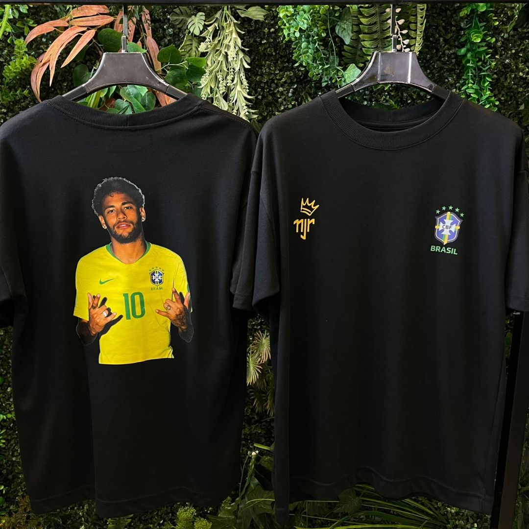 CAMISETA OVERSIZED NEYMAR 842 PRETA