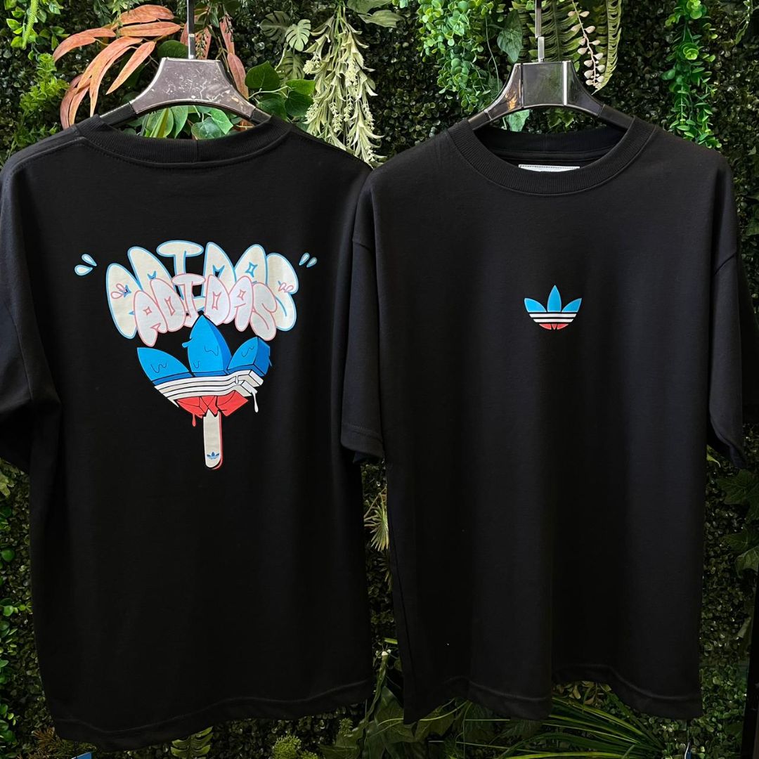 CAMISETA OVERSIZED ADIDAS 844 PRETA
