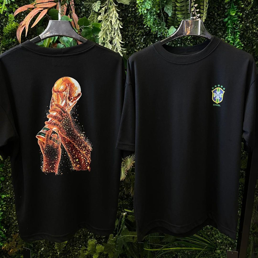 CAMISETA OVERSIZED BRASIL 847 PRETA