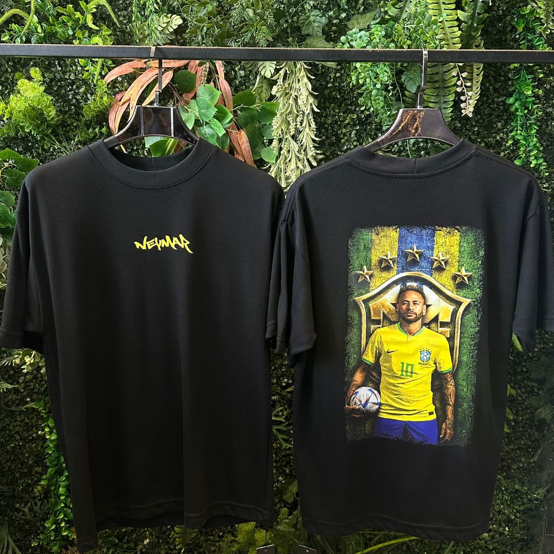 CAMISETA OVERSIZED NEYMAR 871 PRETA