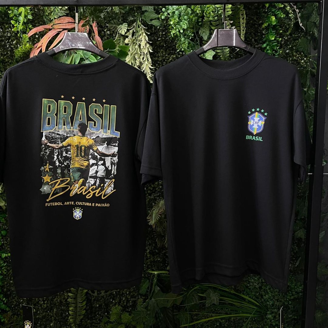 CAMISETA OVERSIZED BRASIL 872 PRETA