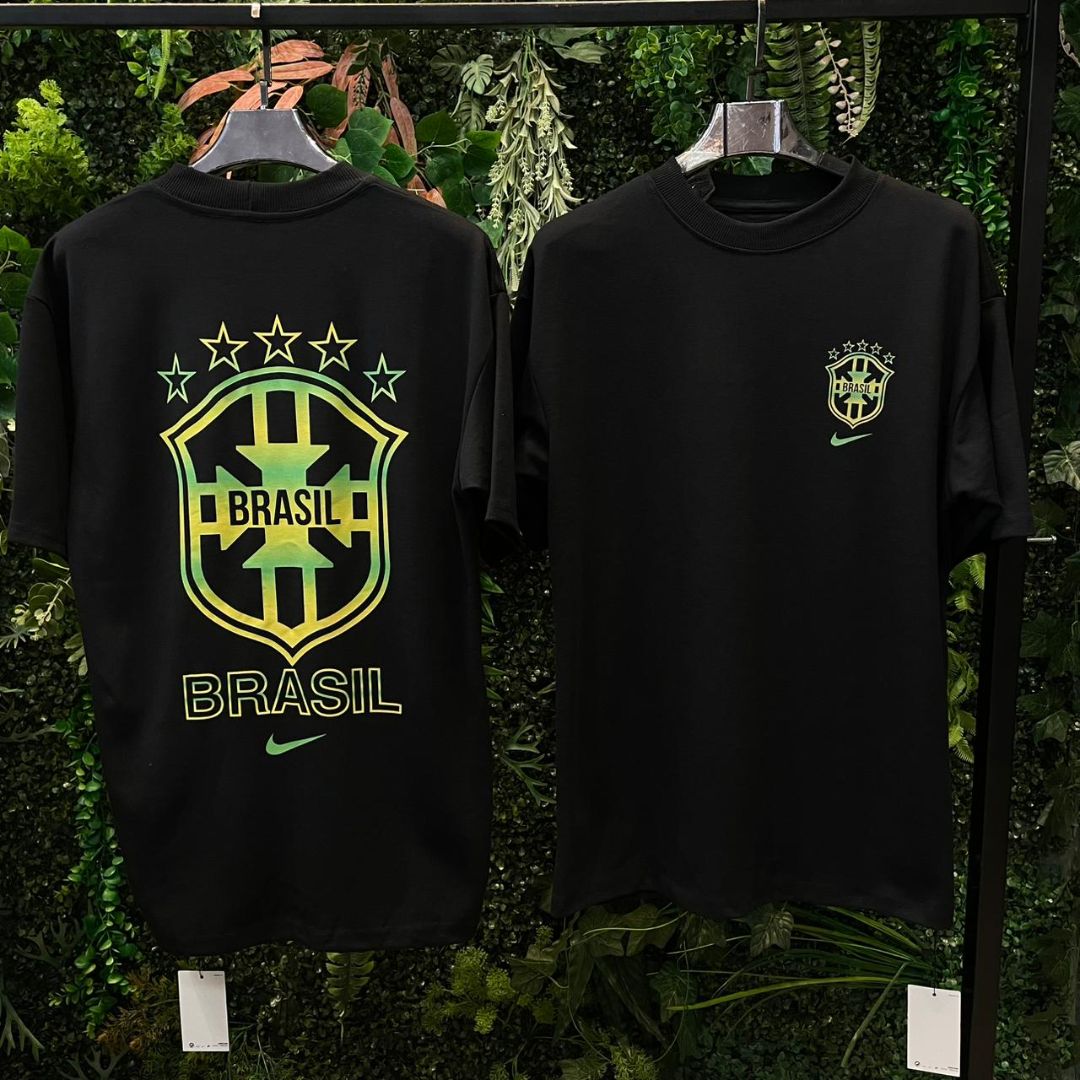 CAMISETA OVERSIZED BRASIL 881 PRETA