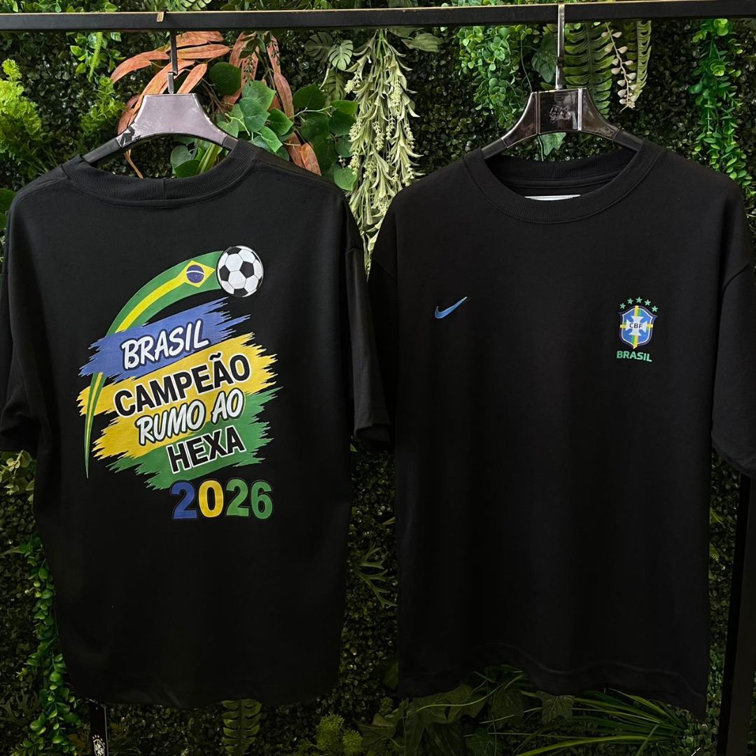 CAMISETA OVERSIZED BRASIL 905 PRETA