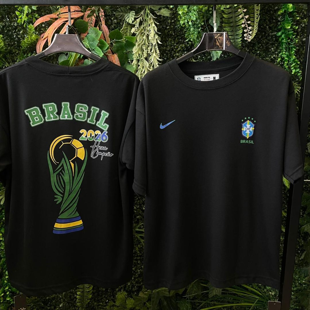 CAMISETA OVERSIZED BRASIL 906 PRETA