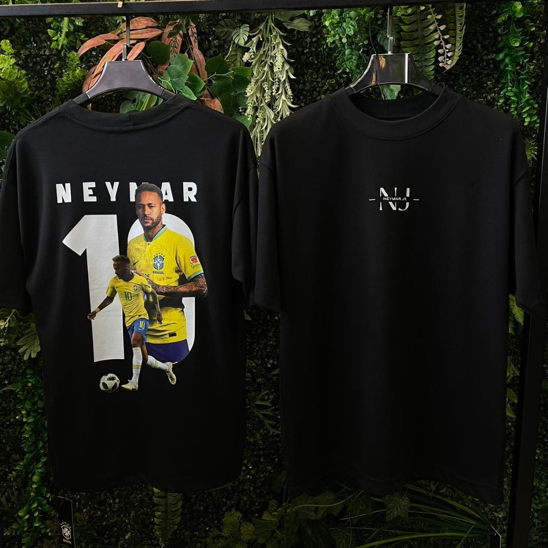 CAMISETA OVERSIZED NEYMAR 908 PRETA