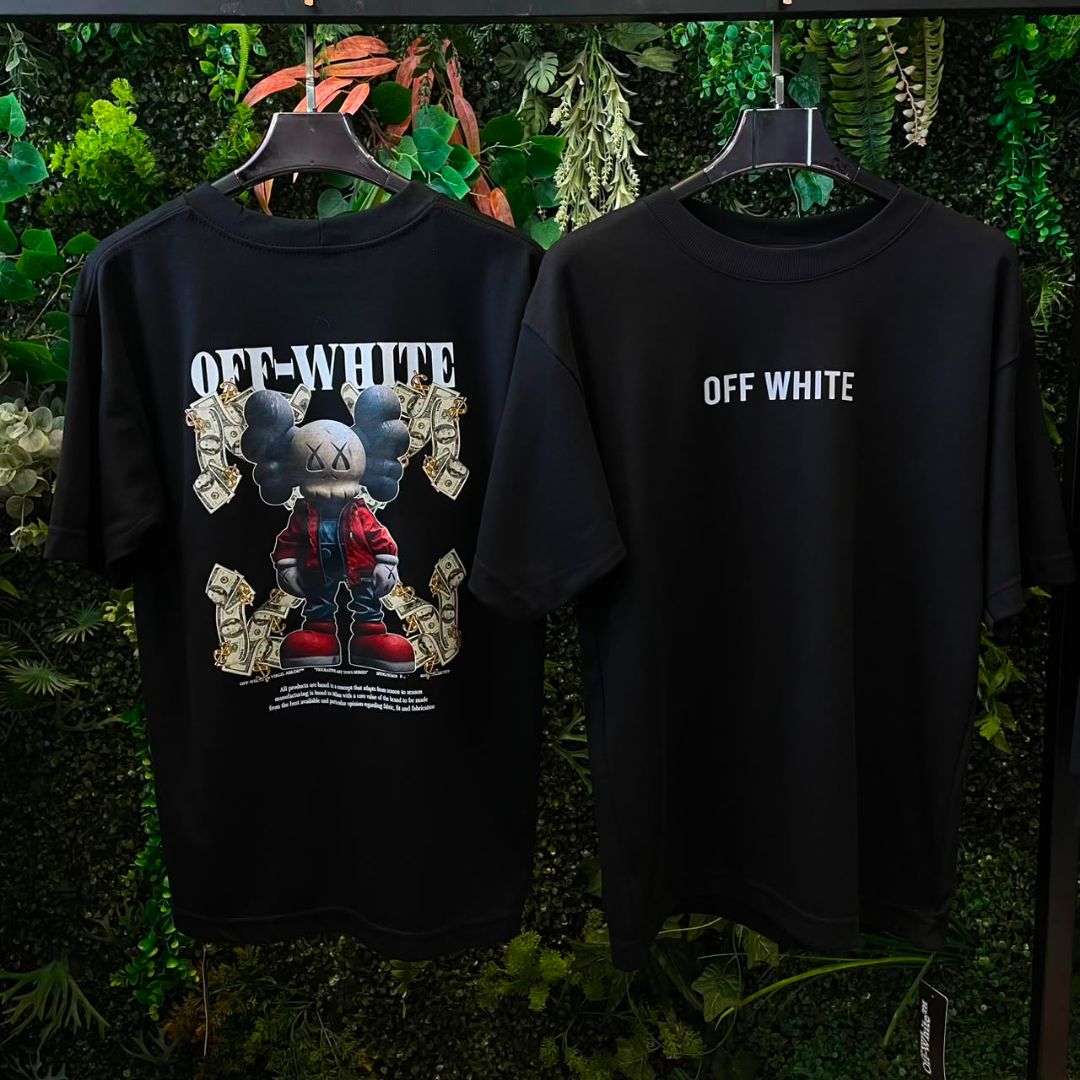CAMISETAS OVERSIZED OFF WHITE 962 PRETA