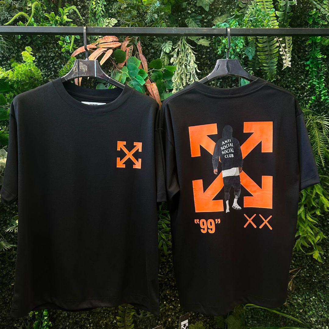 CAMISETAS OVERSIZE OFF WHITE 1011 PRETO
