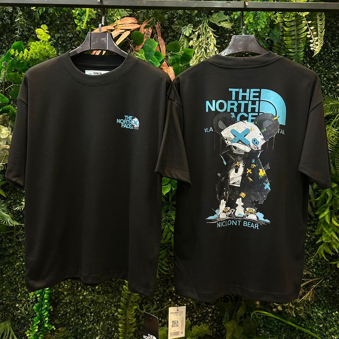 CAMISETAS OVERSIZE NORTH  1019 PRETA