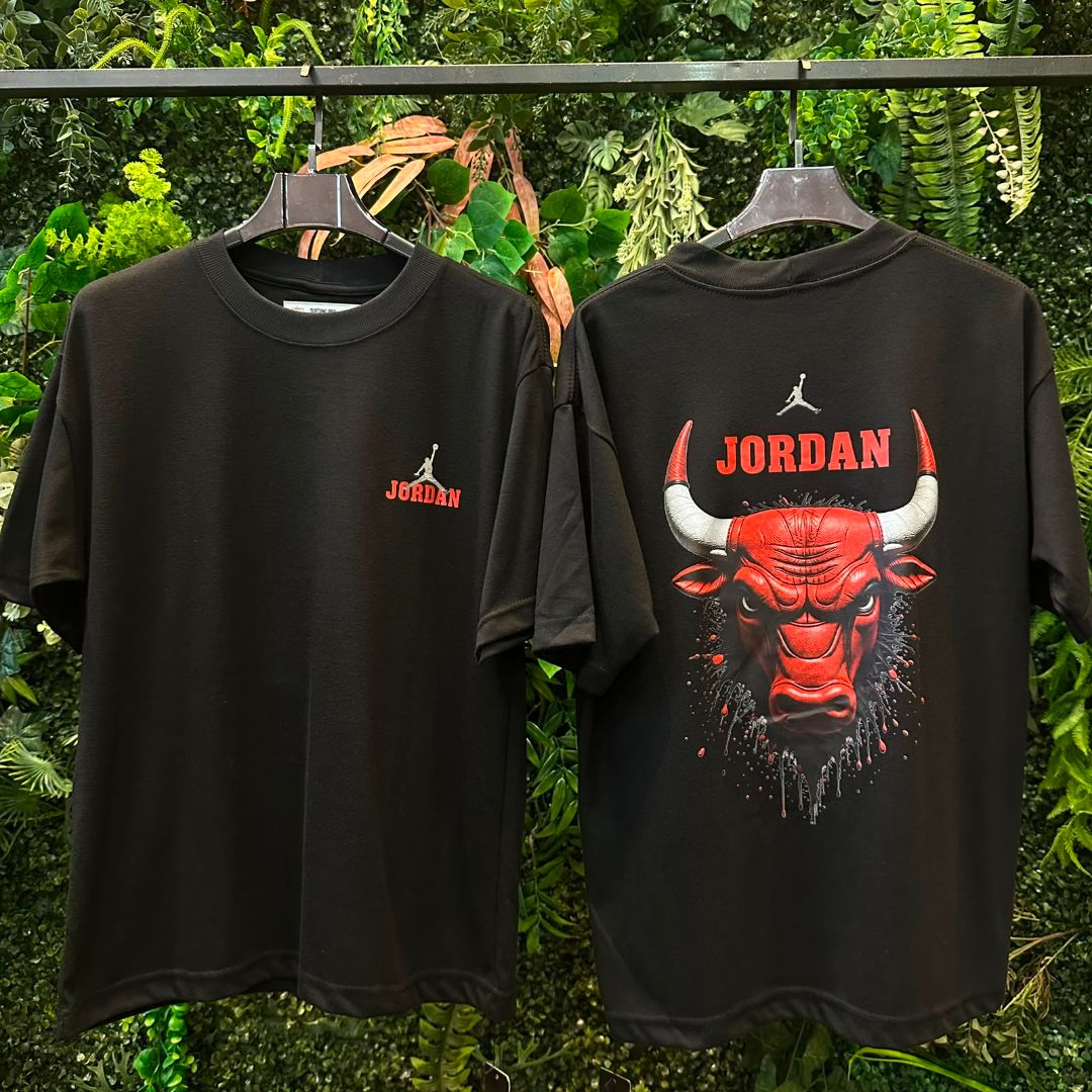 CAMISETAS OVERSIZE JORDAN 1021 PRETA