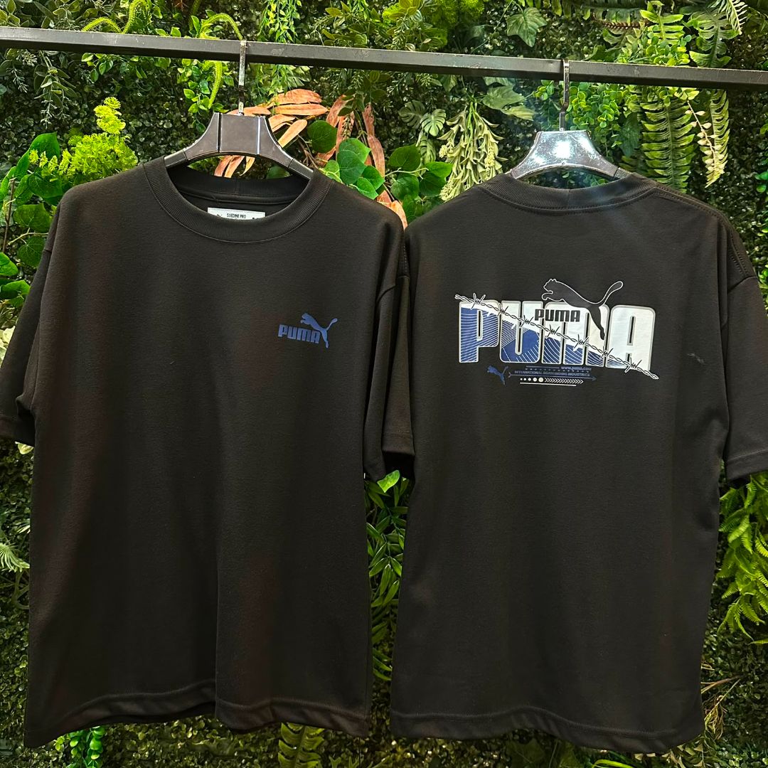 CAMISETAS OVERSIZE PUMA 1023 PRETO