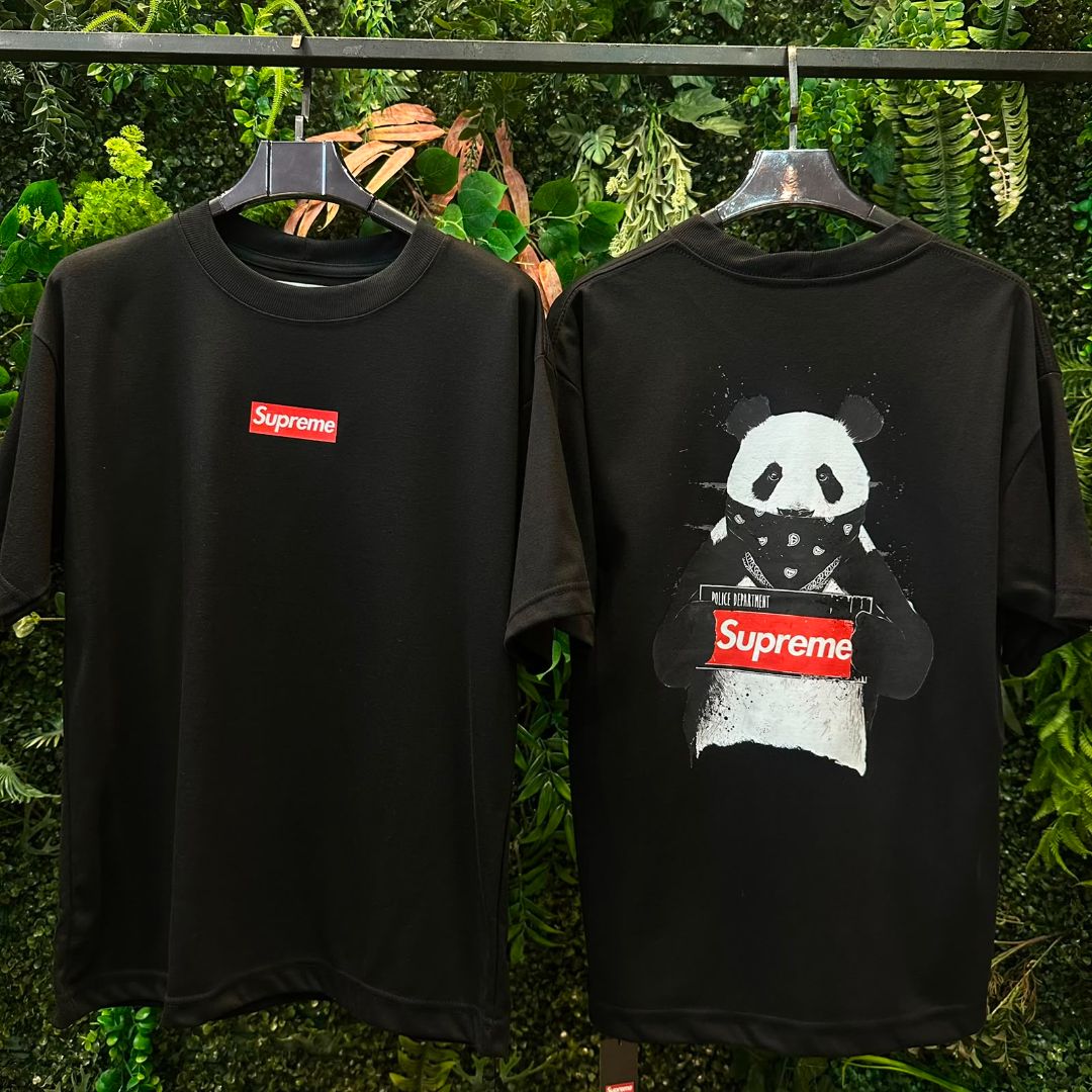 CAMISETAS OVERSIZE SUPREME  1024 PRETO