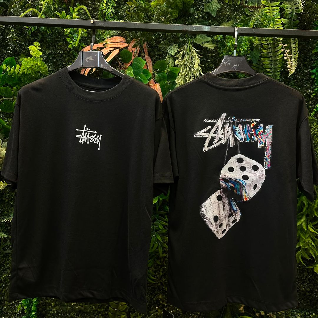 CAMISETAS OVERSIZE STUZY 1027 PRETO