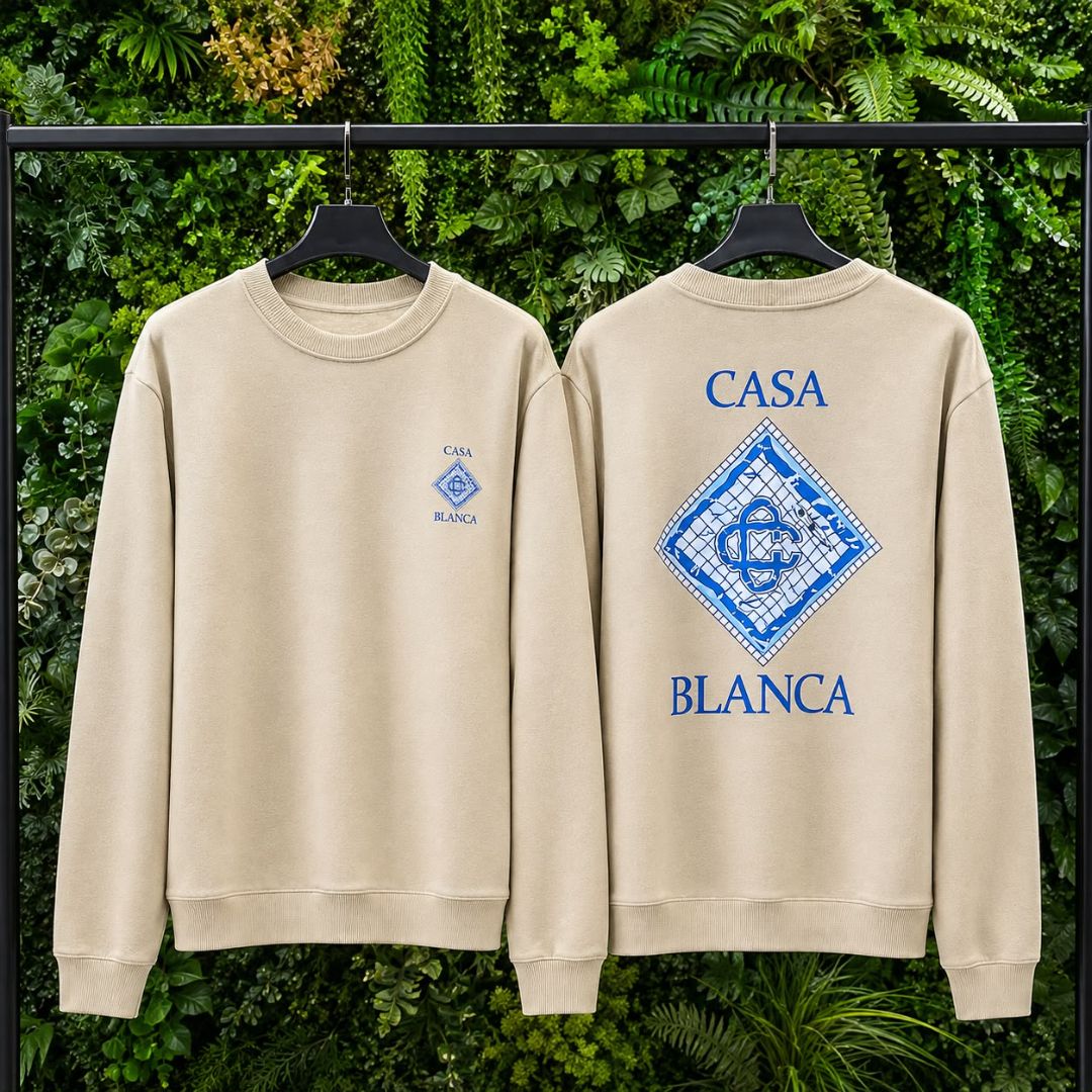 MOLETOM CASA BLANCA 1044 BEGE