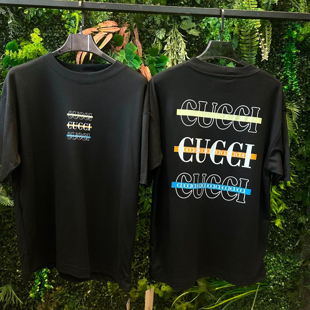 CAMISETAS OVERSIZED GUCCI 1046 PRETA
