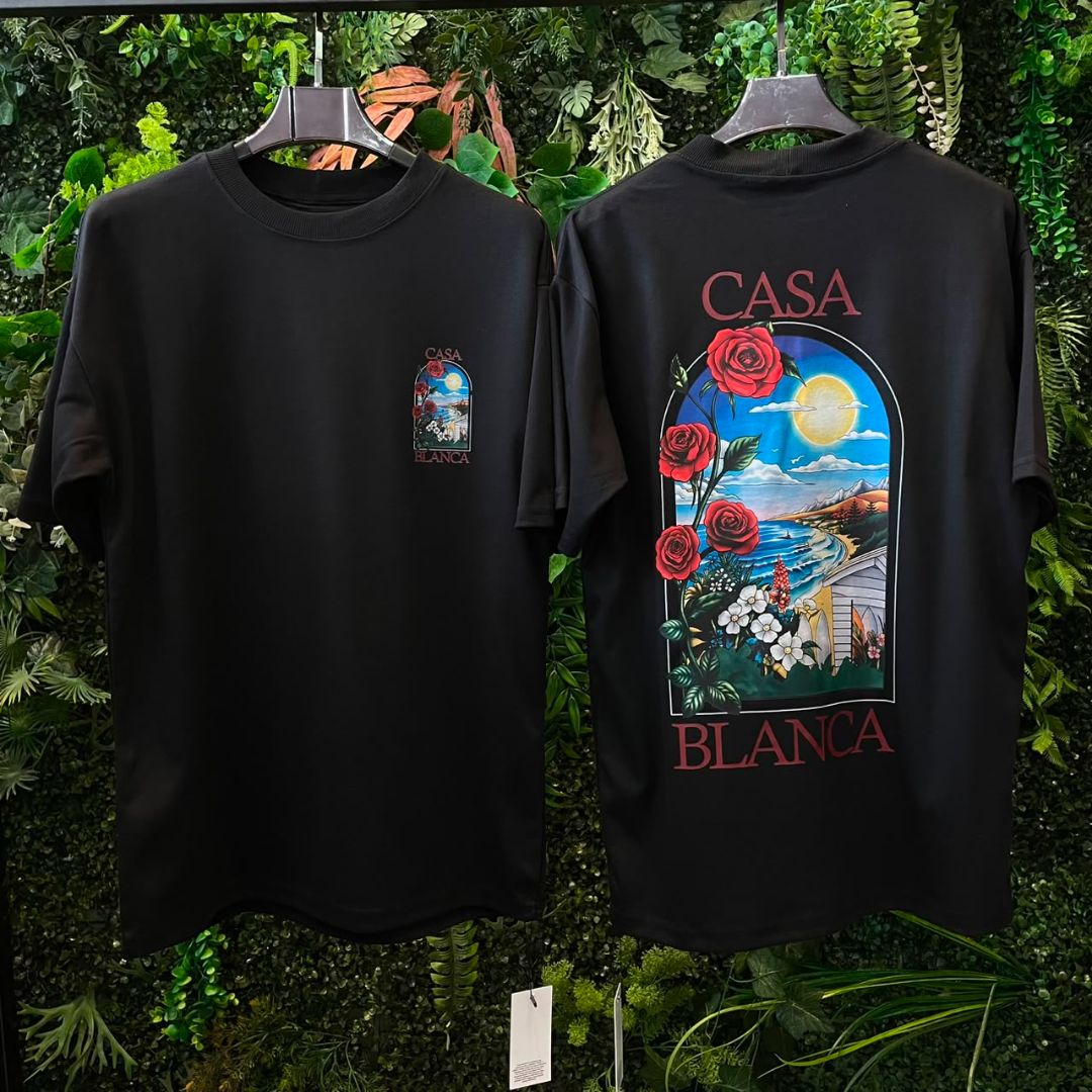 CAMISETAS OVERSIZE CASA BLANCA 1049 PRETO