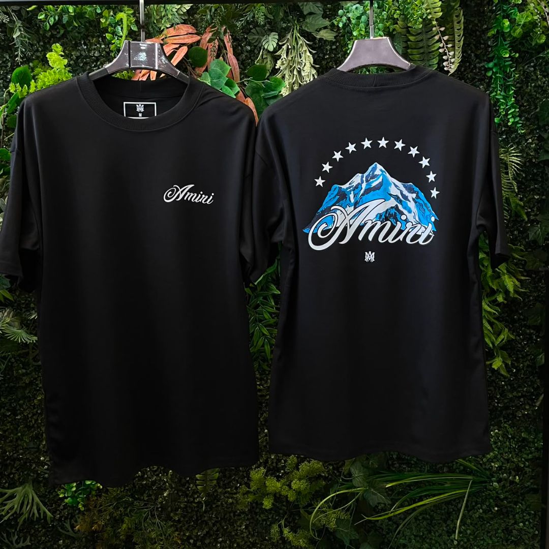 CAMISETAS OVERSIZE AMIRI 1051 PRETO