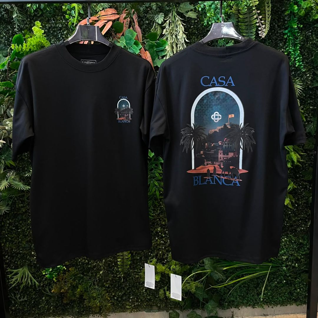 CAMISETAS OVERSIZE CASA BLANCA 1053 PRETO