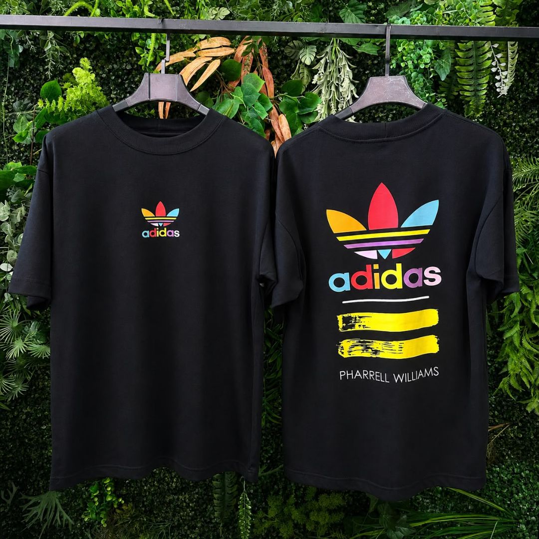 CAMISETA OVERSIZE ADIDAS 1063 PRETO
