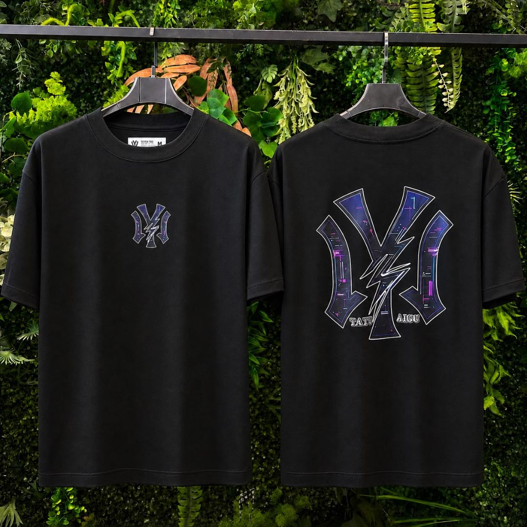 CAMISETA OVERSIZE NEW ERA 1067 PRETO