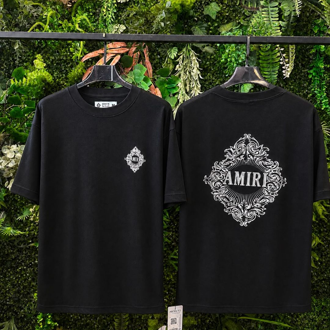 CAMISETA OVERSIZE AMIRI 1070 PRETO