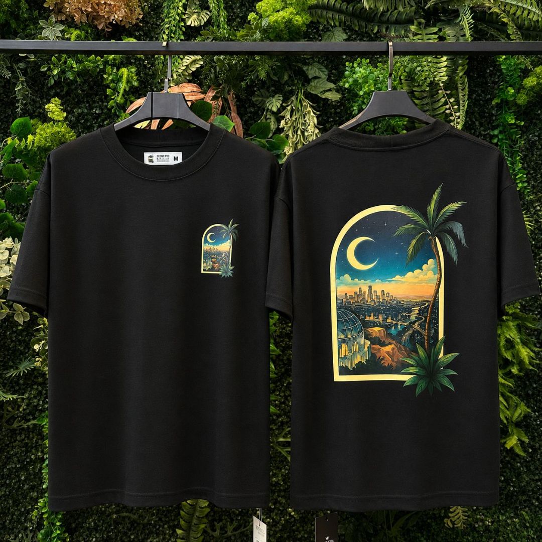 CAMISETAS OVERSIZE CASA BLANCA 1081 PRETO