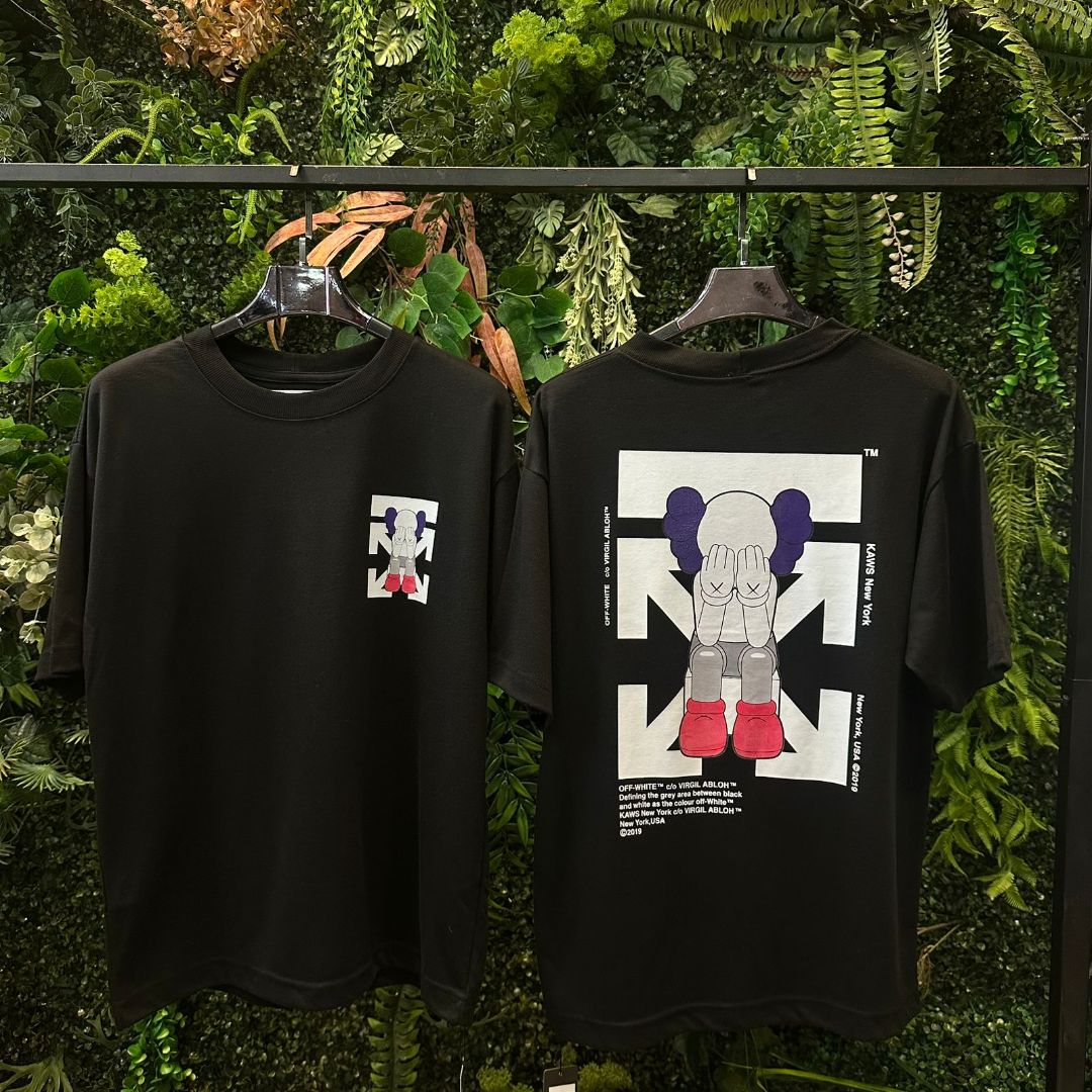 CAMISETA OVERSIZE OFF WHITE 1087 PRETA