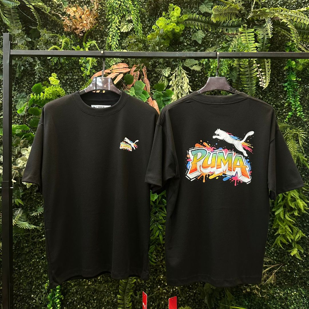 CAMISETA OVERSIZE PUMA 1088 PRETO