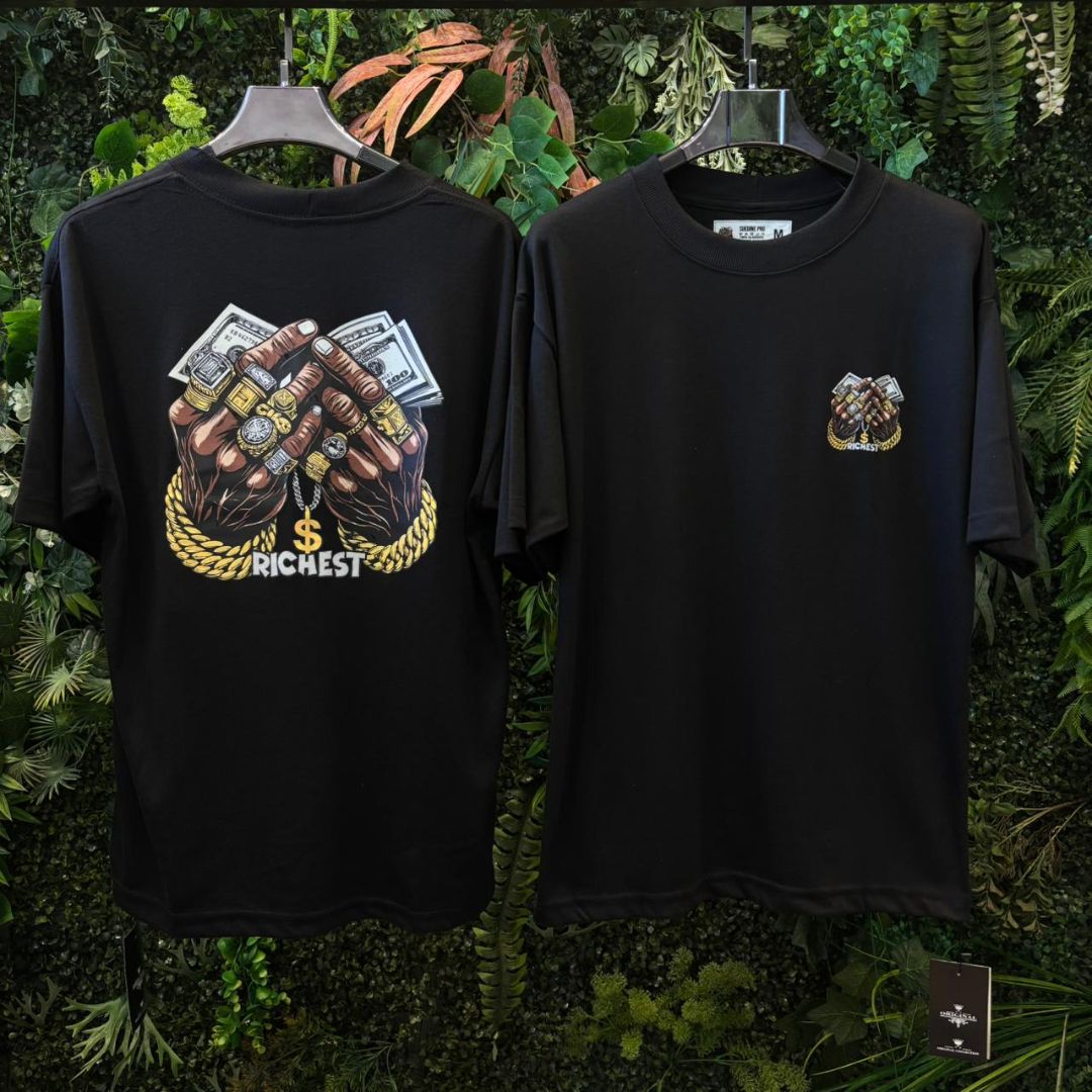 CAMISETA OVERSIZE 1092 PRETO