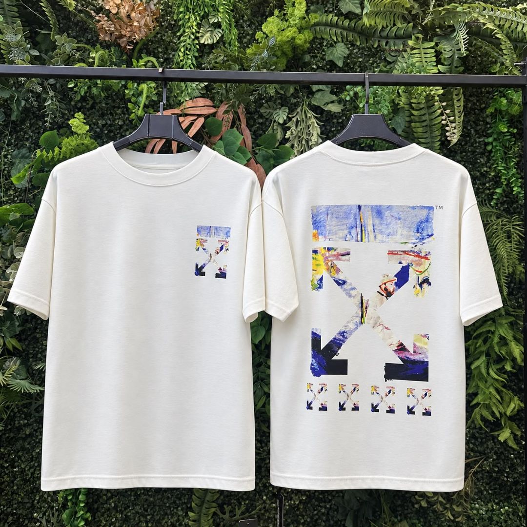 CAMISETA OVERSIZED OFF WHITE  1102 OFF