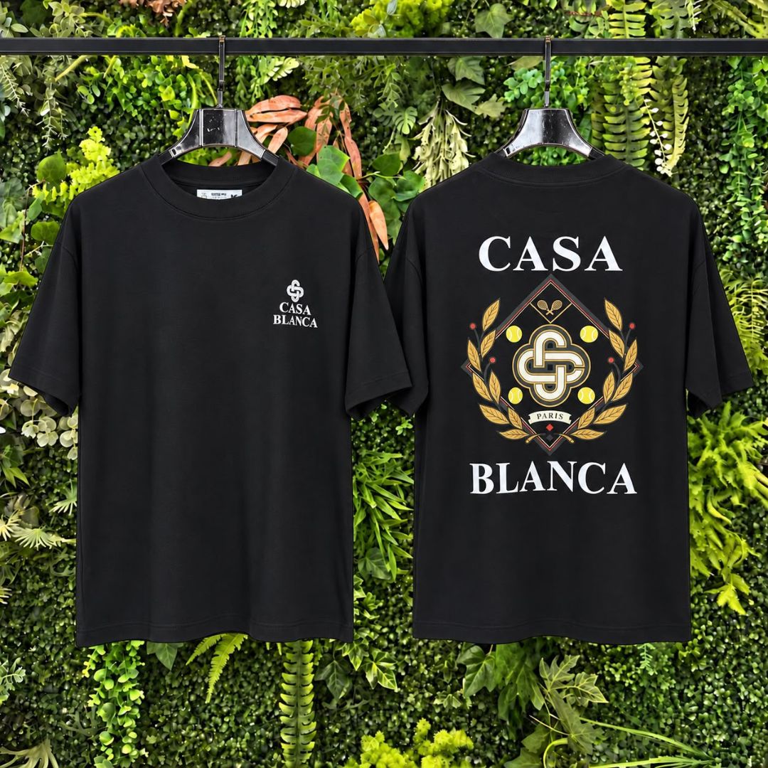 CAMISETA OVERSIZED CASA BLANCA 1117 PRETO
