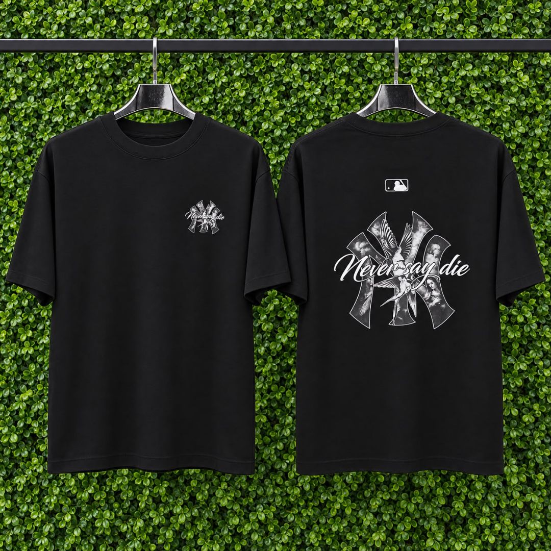 Camisetas Oversized 1130 New York preto