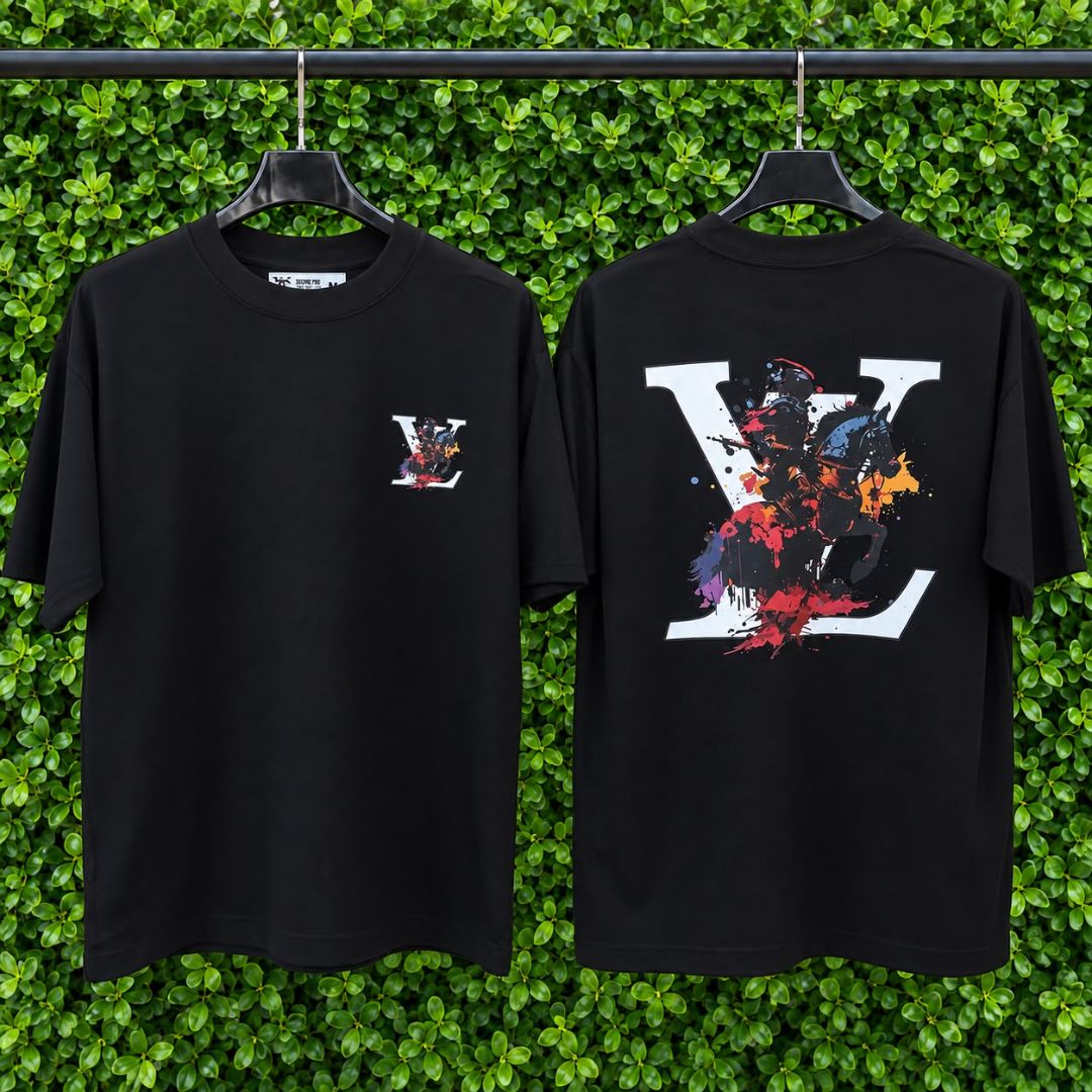 Camisetas Oversized Louis Vitton 1133 preto