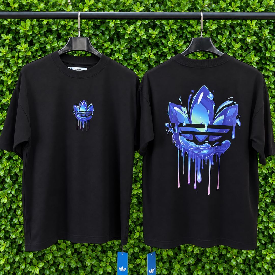 Camisetas Oversized  ADIDAS 1135 preto