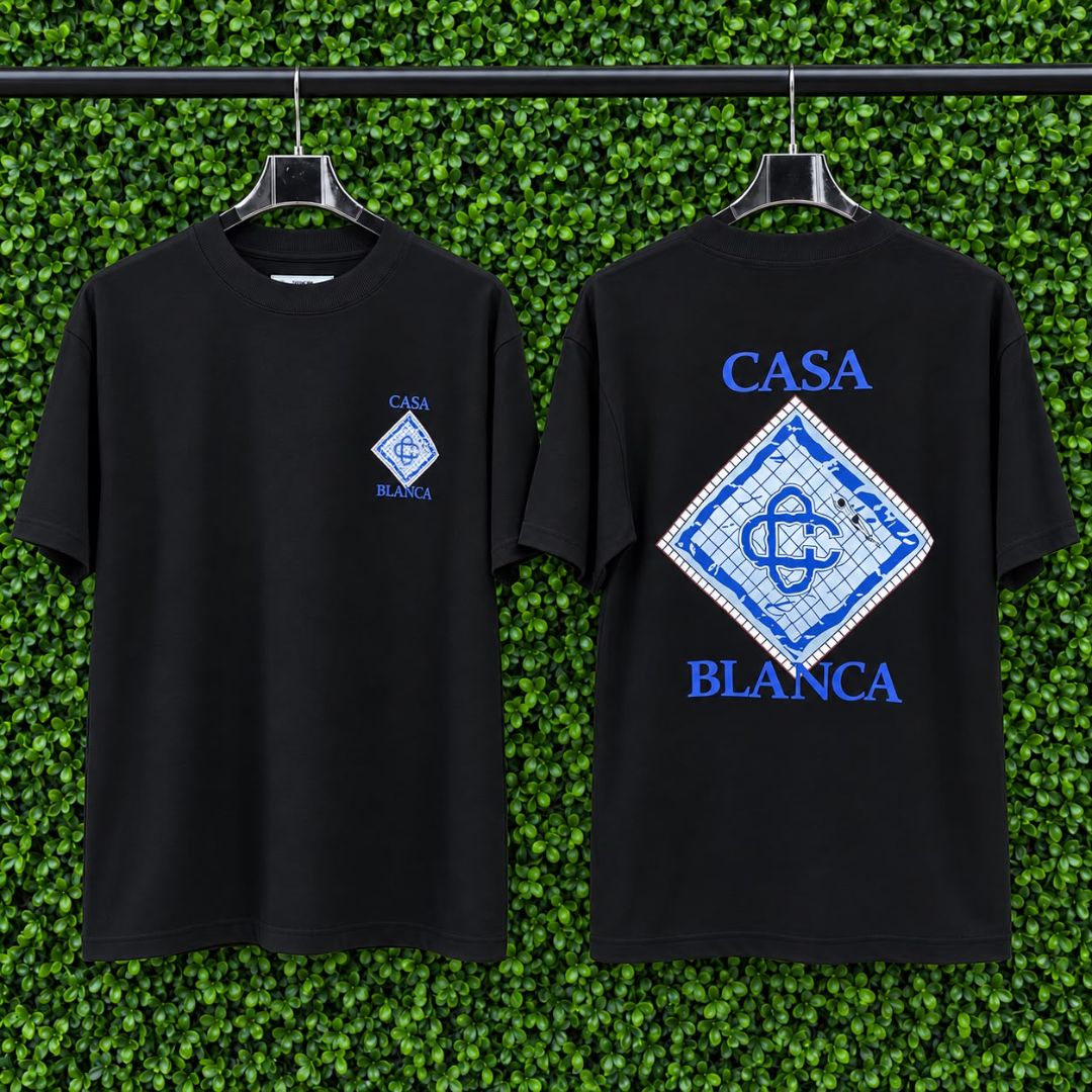 Camisetas Oversized casa blanca 1140 preto