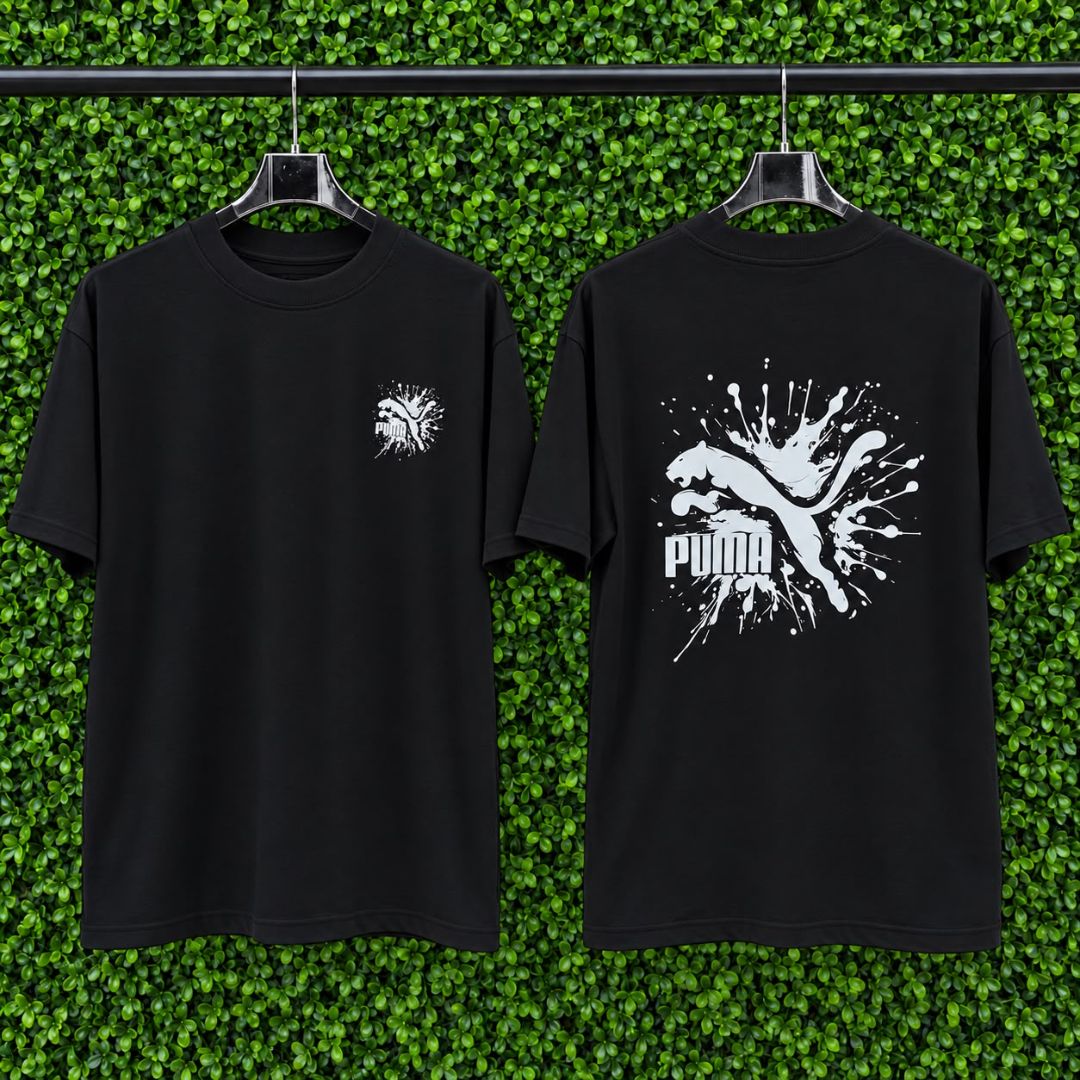 Camisetas Oversized Puma 1143 Preto
