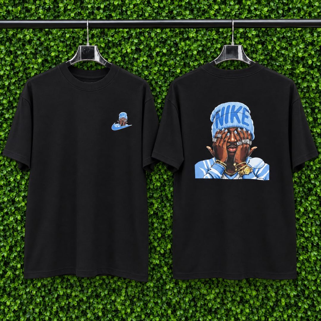 Camisetas Oversized Nike 1146 Preto