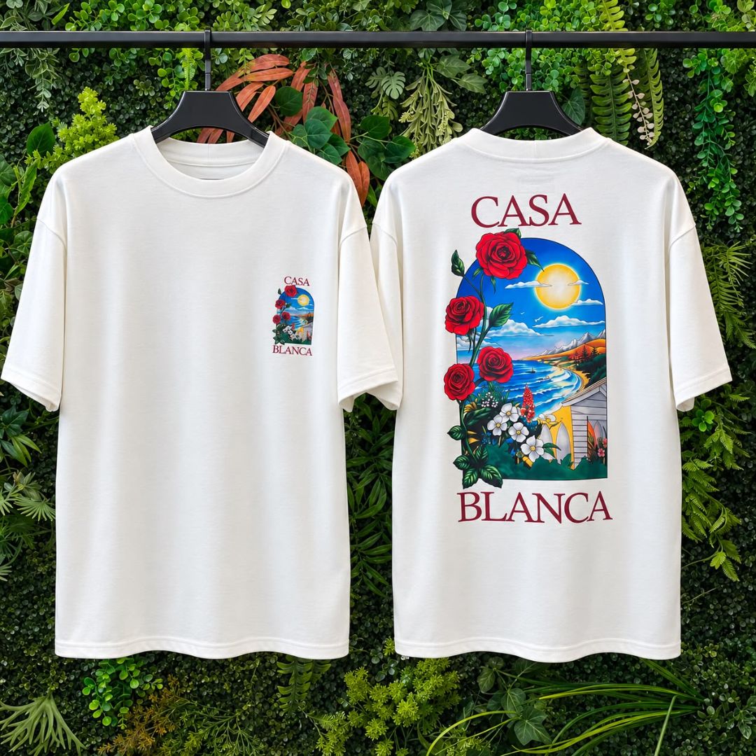 CAMISETA OVERSIZED CASA BLANCA 1176 OFF