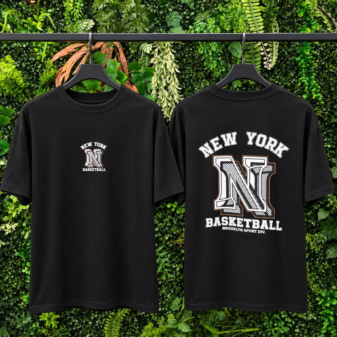 CAMISETA OVERSIZED NEW YORK 1181 PRETO