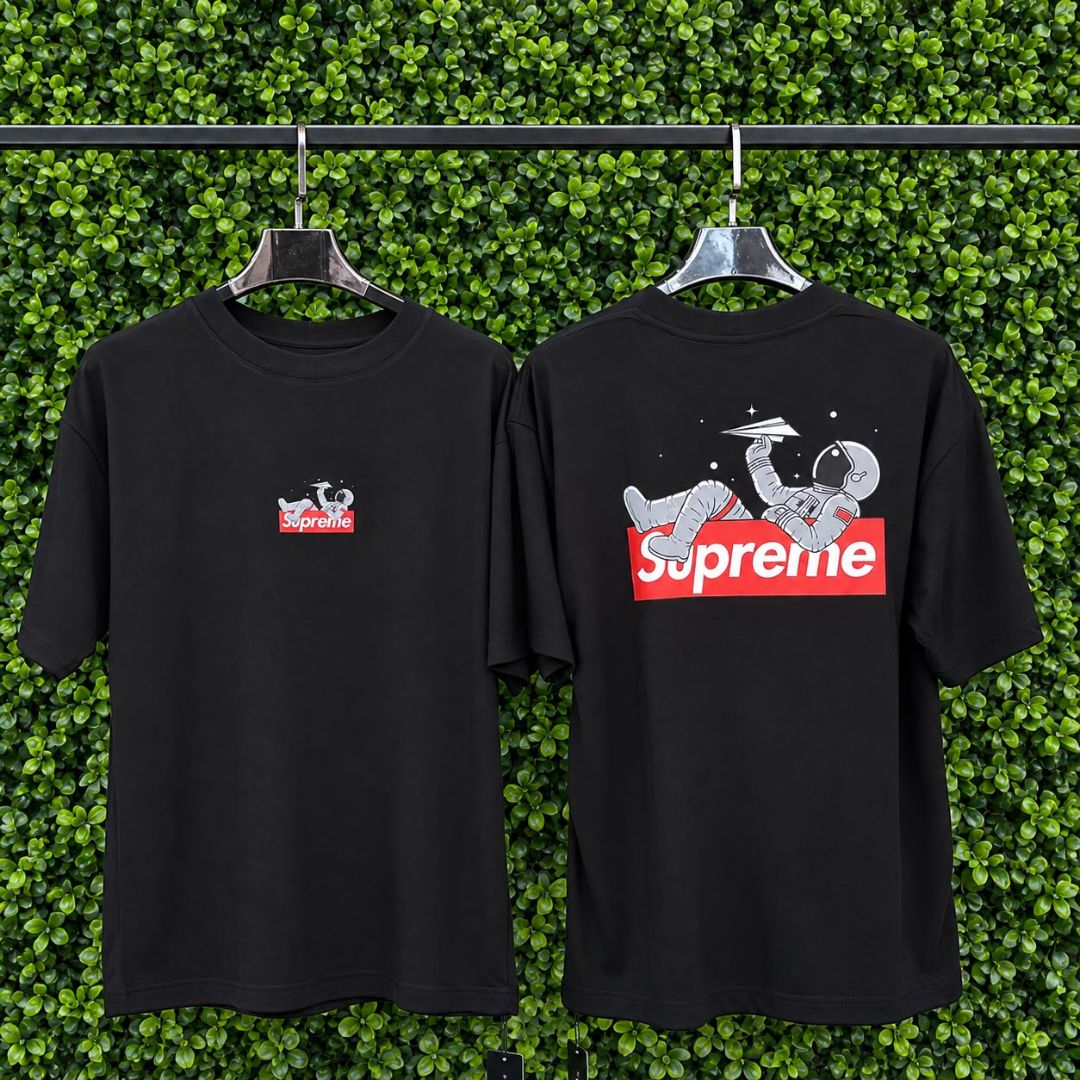 CAMISETA OVERSIZED SUPREME 1183 PRETO