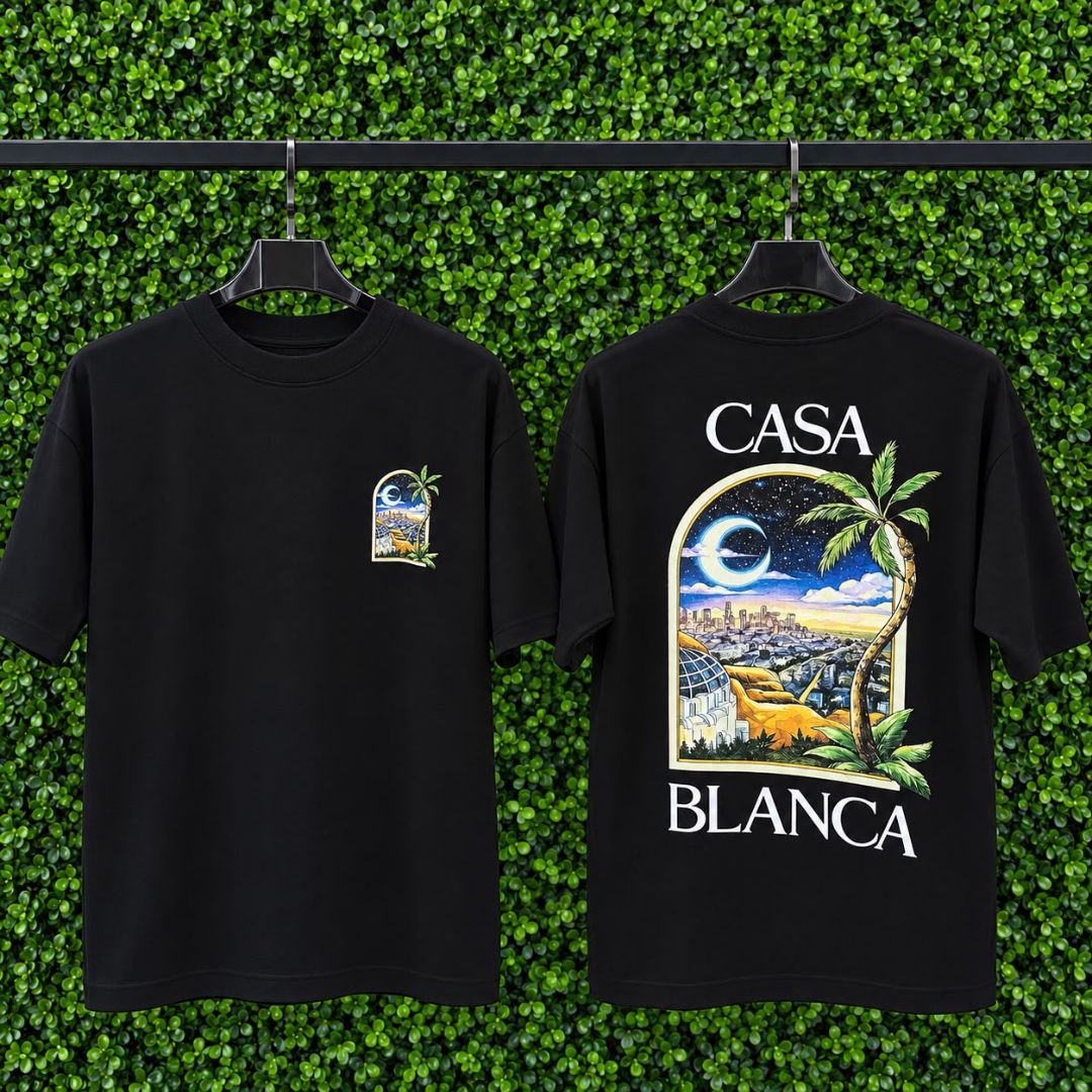 CAMISETA OVERSIZED 1198 CASA BLANCA  PRETO