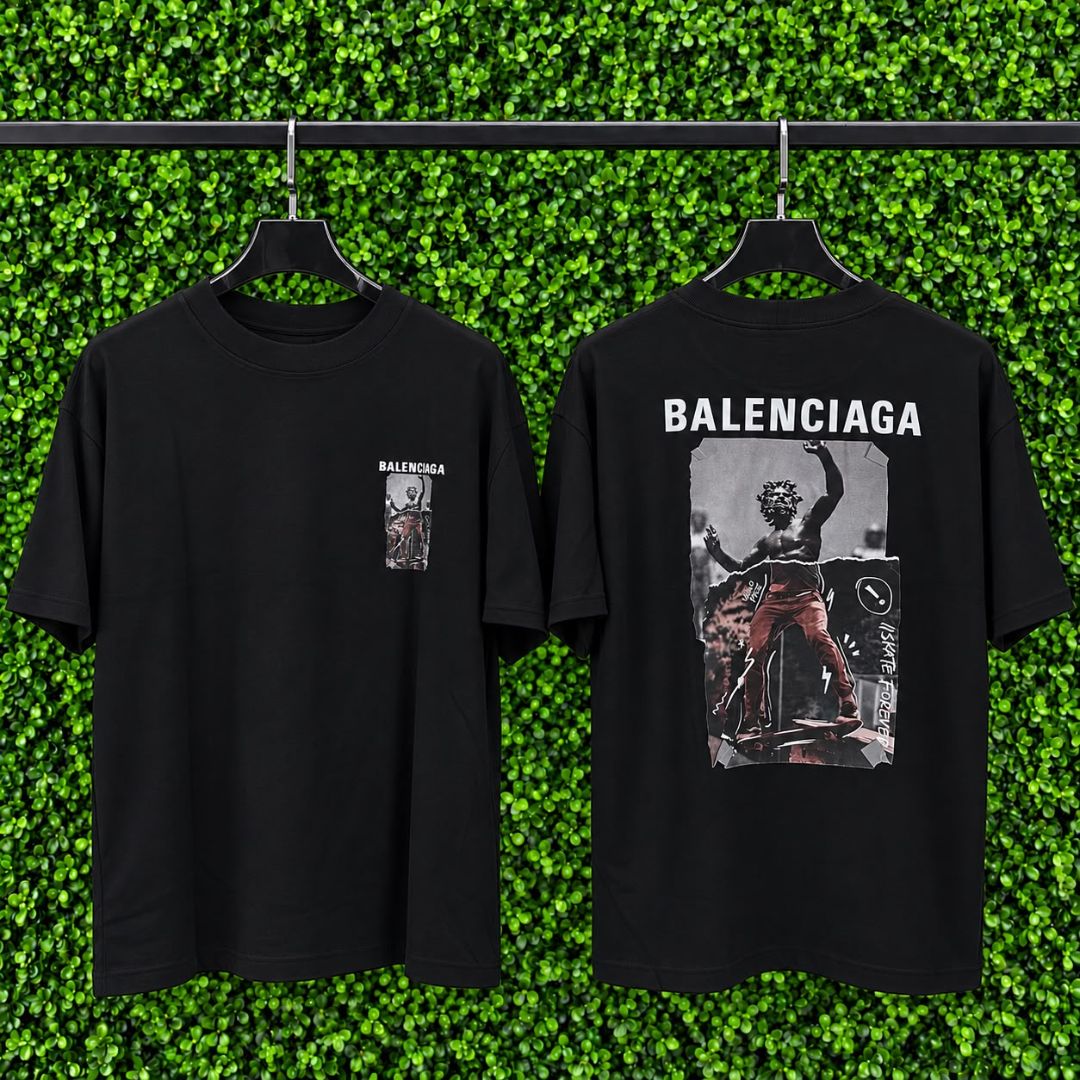 CAMISETA OVERSIZED 1220 BALENCIAGA PRETO