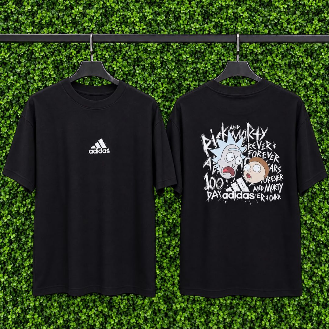CAMISETA OVERSIZED ADIDAS 1225 PRETO
