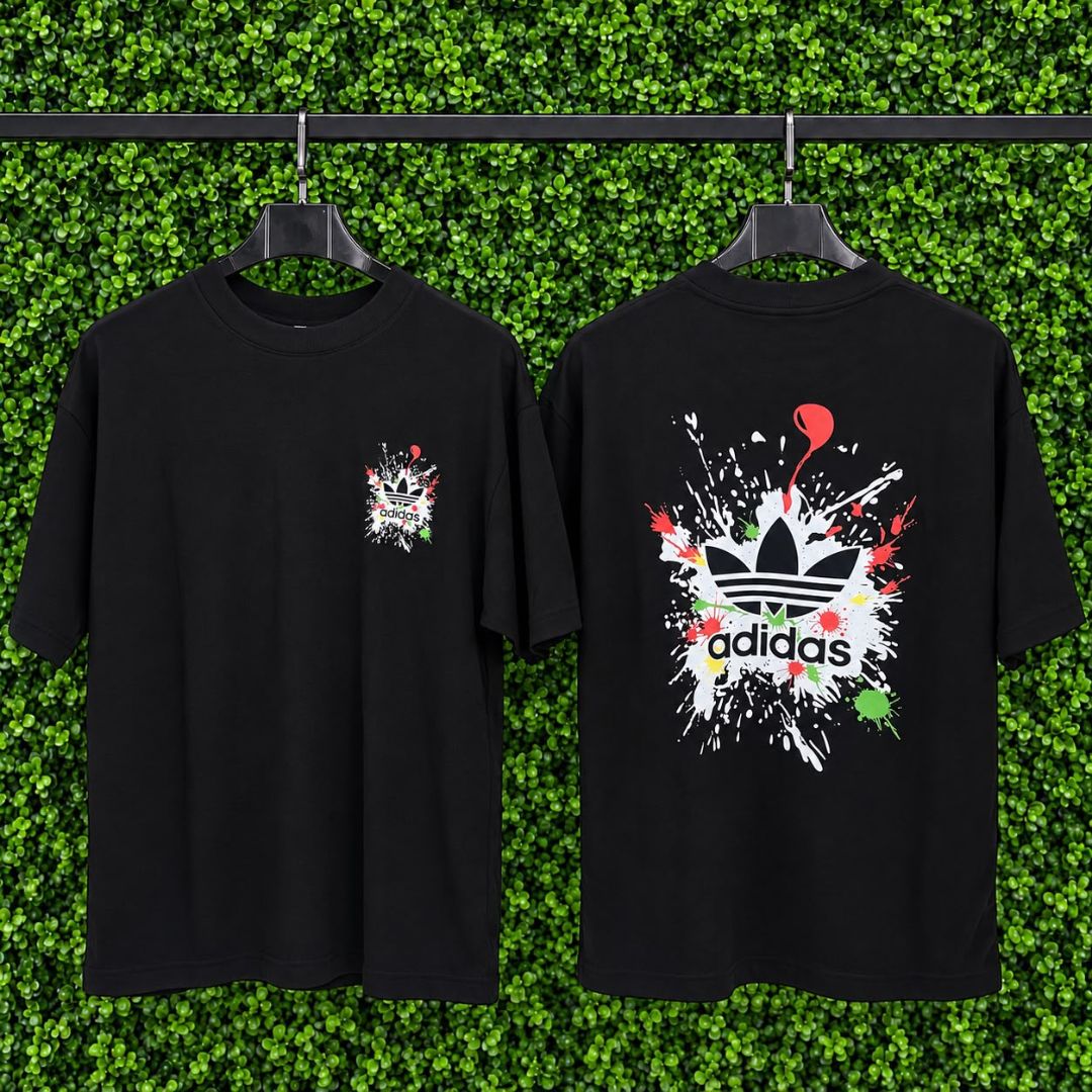 CAMISETA OVERSIZED ADIDAS 1226  PRETO
