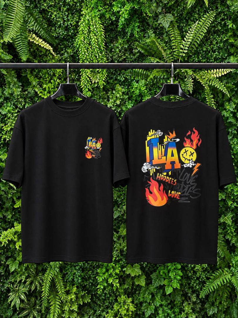 CAMISETA OVERSIZED 1233 LA PRETO