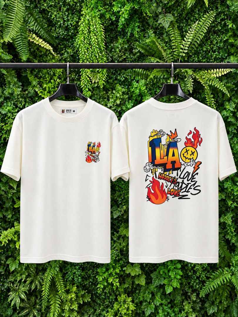 CAMISETA OVERSIZED 1233 LA OFF