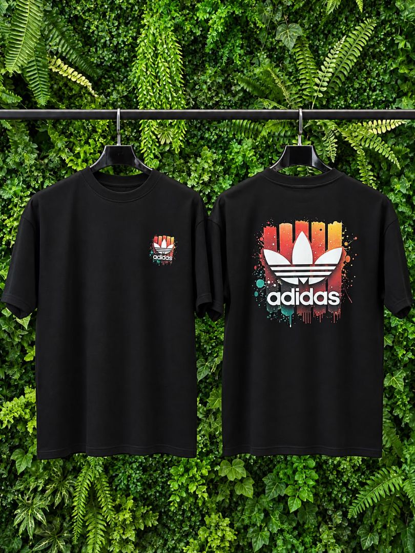 CAMISETA OVERSIZED 1234 ADIDAS PRETO